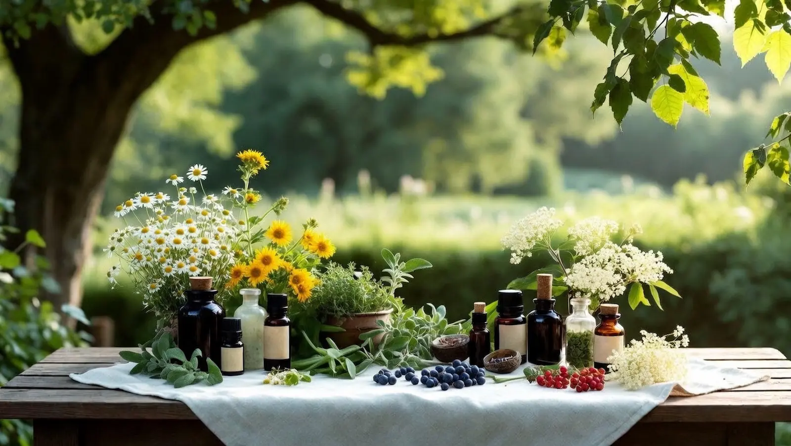 Naturheilkundliche Heilpflanzen und Kräuter für die ganzheitliche Behandlung