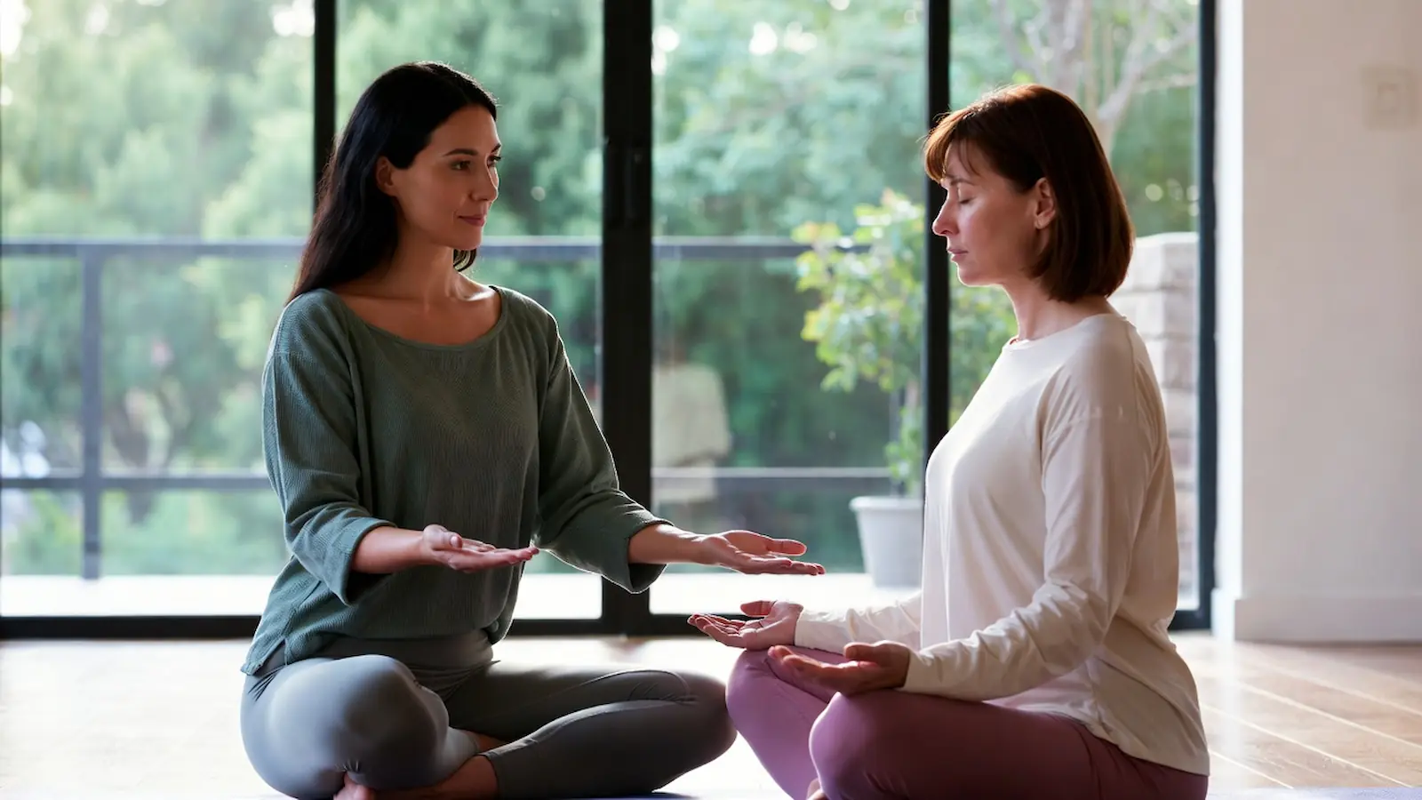 Yoga-Therapie und Meditation für Achtsamkeit und ganzheitliches Wohlbefinden